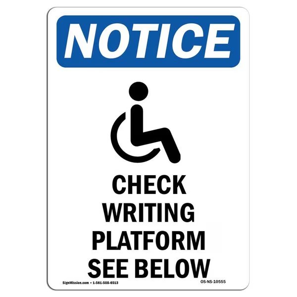 Safety Sign, OSHA Notice, 14